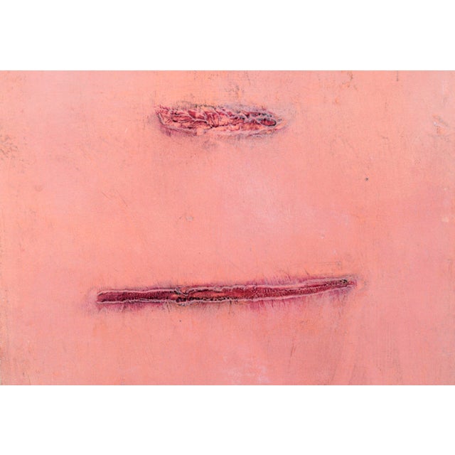 1990s Deadpan Pink - Monoprint Ev on Paper by Heather Speck For Sale - Image 5 of 5