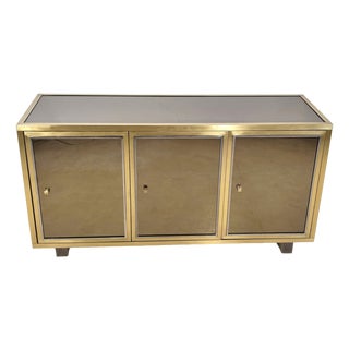 Mid-Century Modern Buffet by Michel Pigneres for L'Angolo Metallarte Roma, France, 1970s For Sale