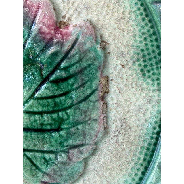 Antique Majolica Leaf Bowl For Sale - Image 15 of 15