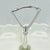 Glass Vintage Fenton Milk Glass Hobnail Tricorn Divided Dish (3-Part) With Metal Handle 7-Inch For Sale - Image 7 of 13