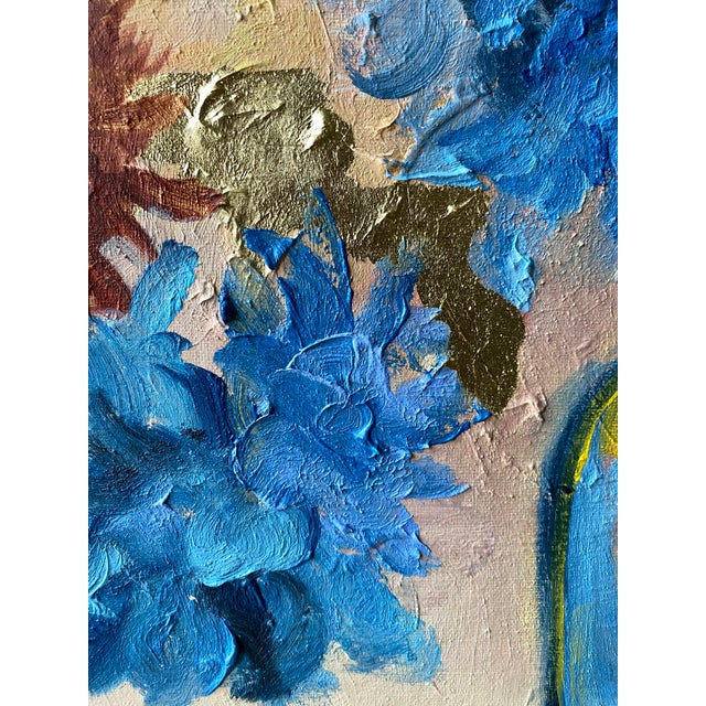 Original Oil-Jardin d'Hiver 2026-Oil, Impasto and Gold Leaf-Shizico Yi-British Awarded Artist For Sale - Image 9 of 18