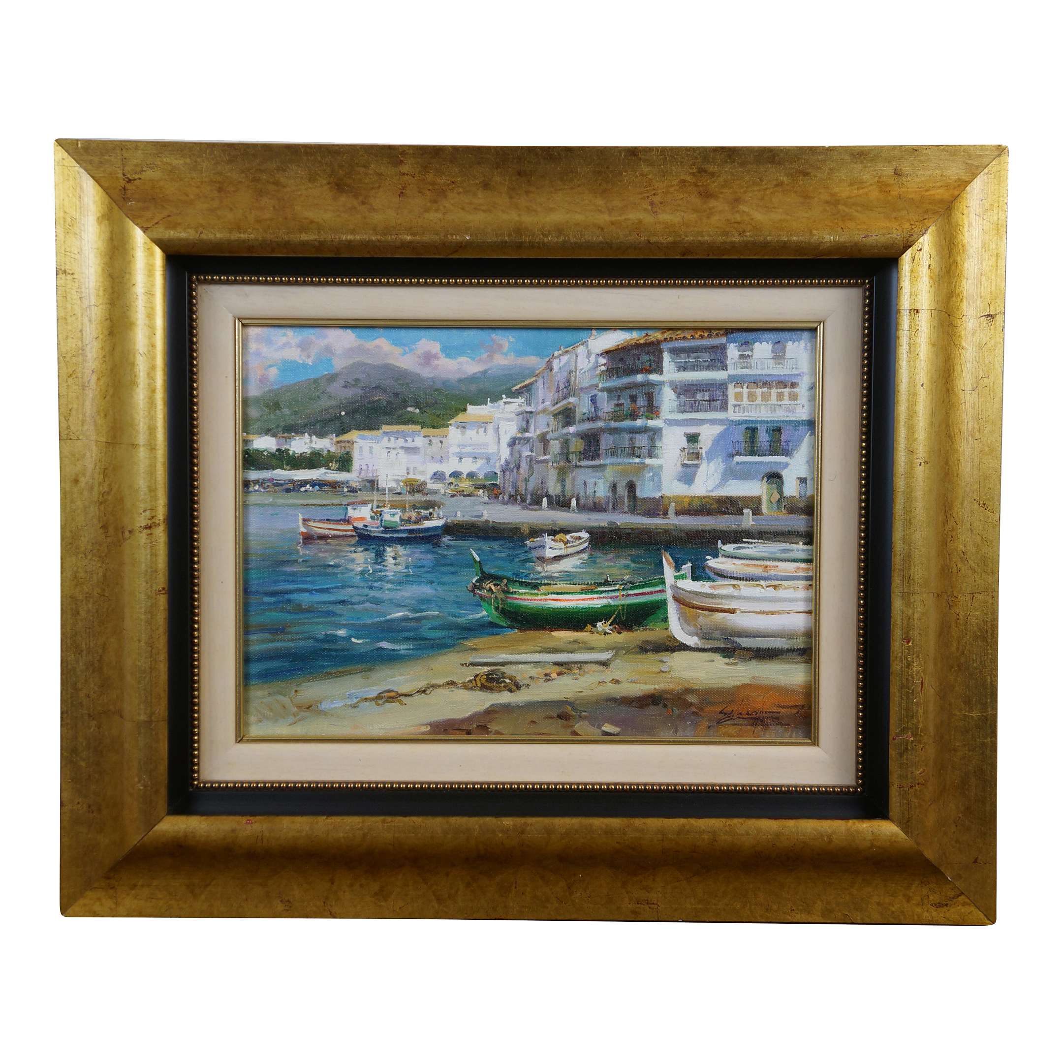 Late 20th Century Salvador Caballero Rincon Cadaques Costa Brava