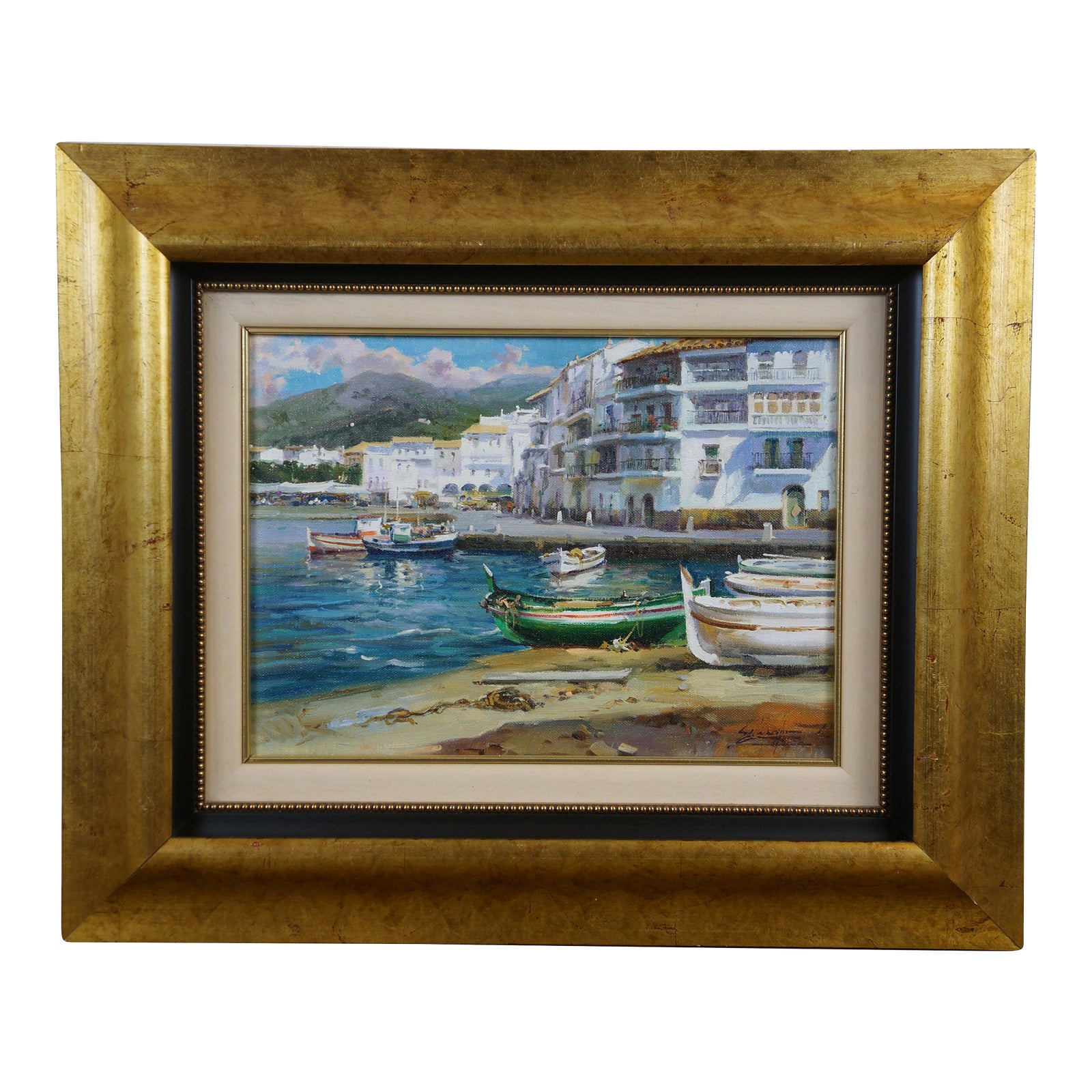 Late 20th Century Salvador Caballero Rincon Cadaques Costa Brava