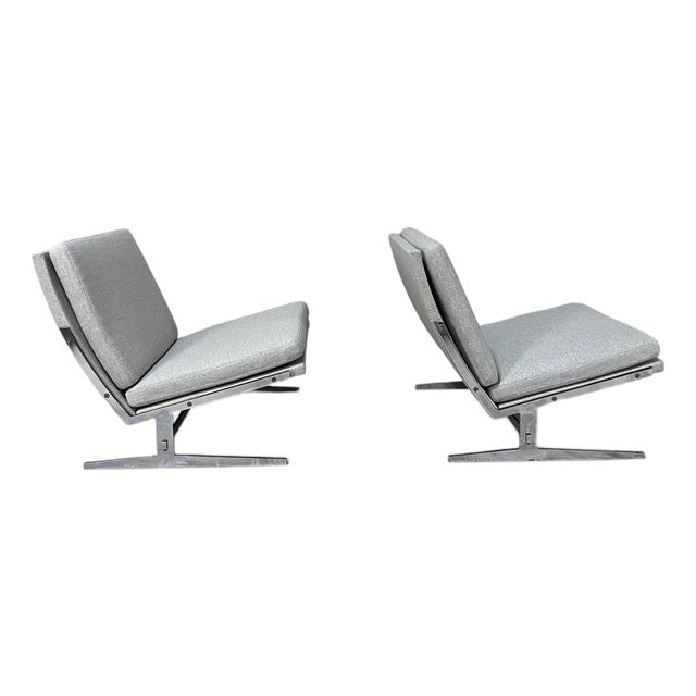 1960s Bo-561 Chairs by Preben Fabricius and Jørgen Kastholm for Bo-Ex (Pair), Attributed For Sale