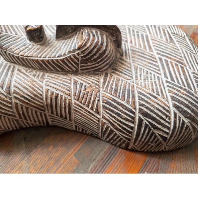 20th Century African Carved Songye Decorative Wall Sculpture For Sale - Image 9 of 11