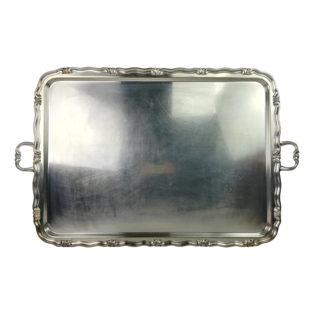 Silver-Plated Banquet Serving Tray from WMF, Germany, 1920s For Sale