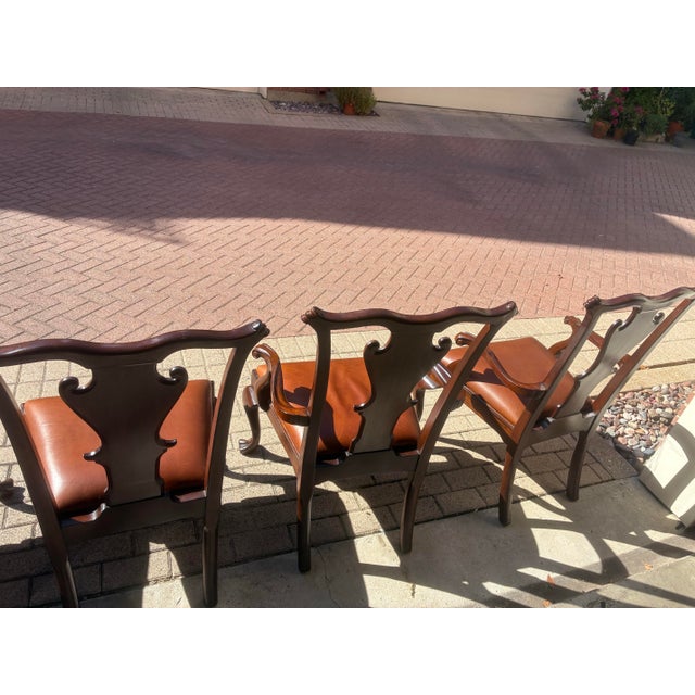 American Set of 6 Henredon Ralph Lauren Dining Chairs For Sale - Image 3 of 12