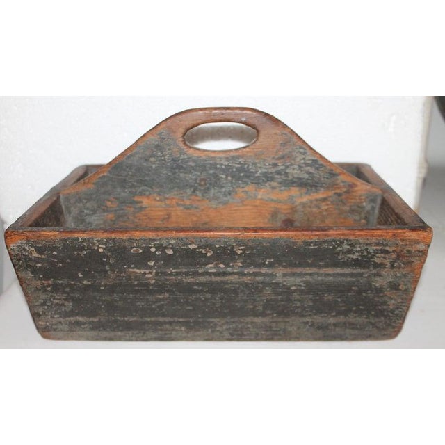 Folk Art 19th Century Original Painted Surface Cutlery For Sale - Image 3 of 7