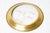 Gold Round Brass and Crystal Tray, 1970s For Sale - Image 8 of 9