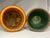 Mid 20th Century Folk Art Parquetry Vases: 20th Century American Pair For Sale - Image 5 of 8