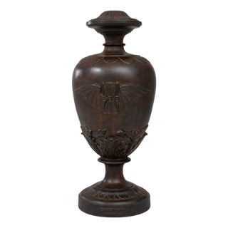 1900s French Cast Iron Urn For Sale