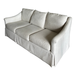 Sherrill Furniture Custom Upholstered Sofa in Cream Linen