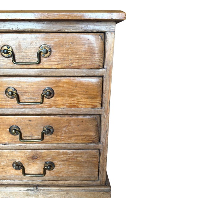 Wood Early 19th Century Pine Bank of 8 Fitted Drawers For Sale - Image 7 of 12