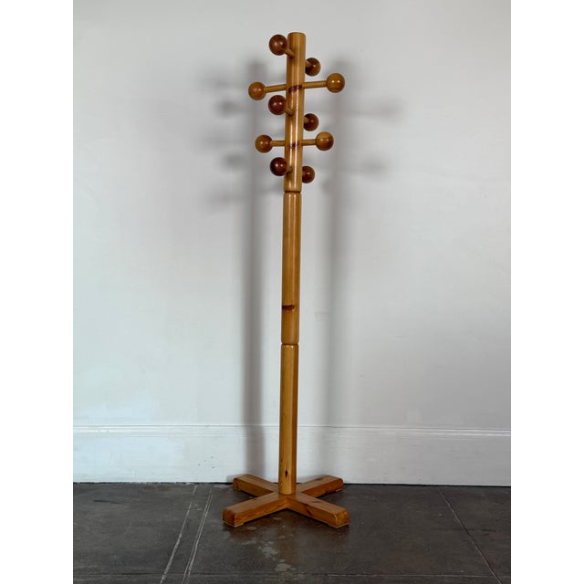 Vintage rare and highly collectible coat stand designed by Charlotte Perriand for the Les Arcs ski resort in France....