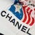 Chanel Chanel White Printed 100% Silk Scarf For Sale - Image 4 of 9