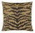 Schumacher Shivalik Hills Tiger 20" Pillow In Gold For Sale