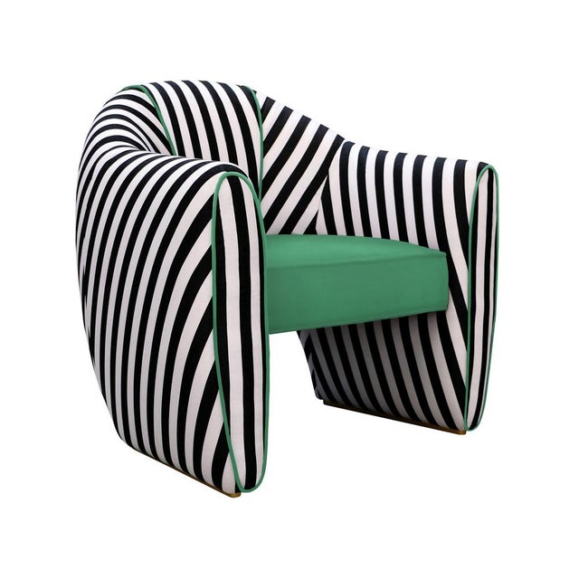 Black Viginti XX Armchair by Malabar For Sale - Image 8 of 15