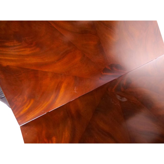 Chestnut Mid-20th Century Classical Style Mahogany Breakfast Table For Sale - Image 8 of 13