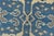 Textile Oushak Runner 2’7” X 10′ Blue Wool Tribal Hand-Knotted Oriental Rug For Sale - Image 7 of 13