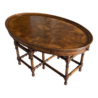 Theodore Alexander Regency Tray Top Cocktail Table For Sale