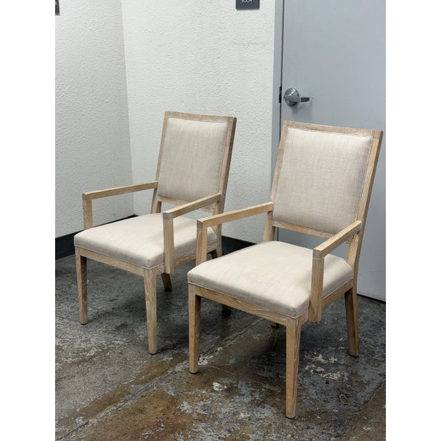 Bassett Furniture BenchMade Samson Arm Chairs, Pair For Sale - Image 11 of 12