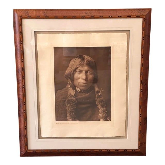 Framed Edward Curtis Oku'wa -Tse Cloud Yellow an Ildefonso C 1905 Christopher Cordozo For Sale