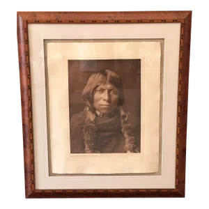 Framed Edward Curtis Oku'wa -Tse Cloud Yellow an Ildefonso C 1905 Christopher Cordozo
