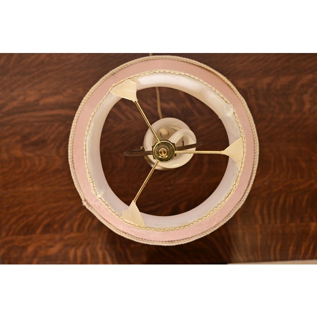 Ralph Lauren Style Art Deco Brass Table Lamp For Sale In South Bend - Image 6 of 16