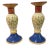 Ceramic Pair of Vintage Pfaltzgraff Pistoulet Hand Painted Floral Colorful Ceramic Pistoulet Candle Sticks For Sale - Image 7 of 7