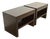 1990s Pair of Barbara Barry for Baker Furniture Mahogany Nightstands For Sale