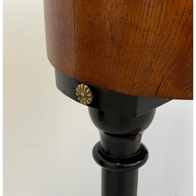 Antique Empire Ash Sewing Table, 1830s For Sale - Image 9 of 12
