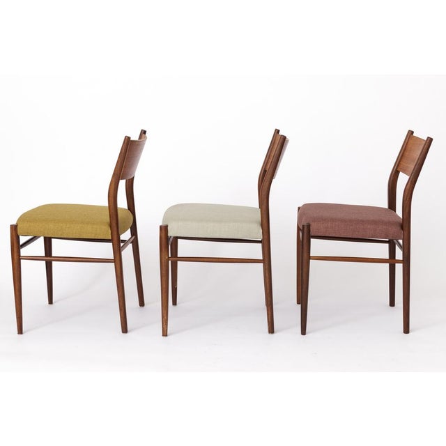Wood Vintage German Chairs from Lübke, 1960s, Set of 5 For Sale - Image 7 of 10