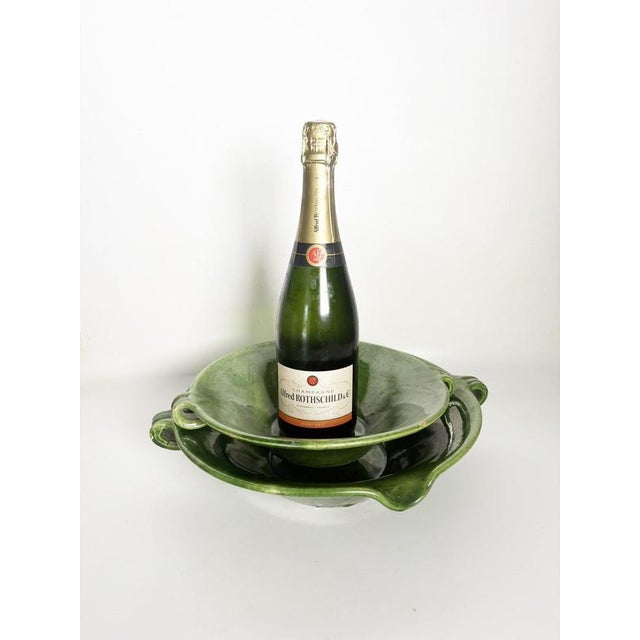 1960s Glazed Ceramic Bowls, France, 1960s, Set of 2 For Sale - Image 5 of 14