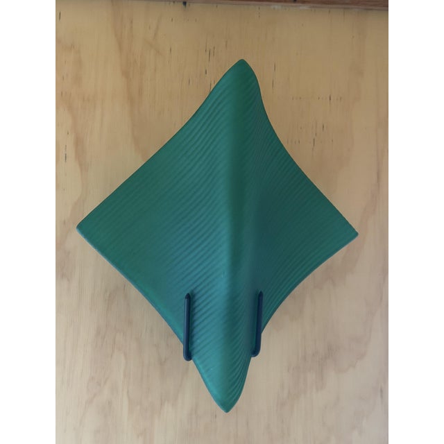 Vintage Geco Green Frosted Glass Wall Sconce by Paolo Piva for Stefano Cevoli, 1980s For Sale - Image 3 of 18