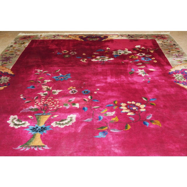 Hand-knotted with care using traditional rug-making techniques, this wool rug blends timeless craftsmanship with a modern...