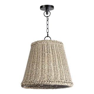 Regina Andrew Augustine Outdoor Pendant, Weathered White, Small For Sale