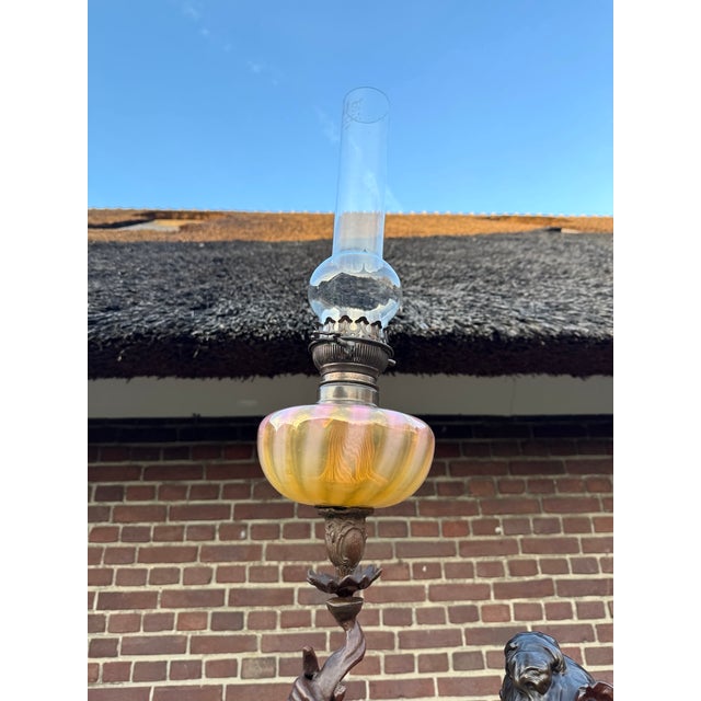 19th C Auguste Moreau Art Nouveau Metal Sculpture For Sale - Image 6 of 18