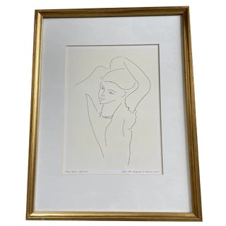 Matisse, Young Girl Arranging Her Hair, Lithograph For Sale