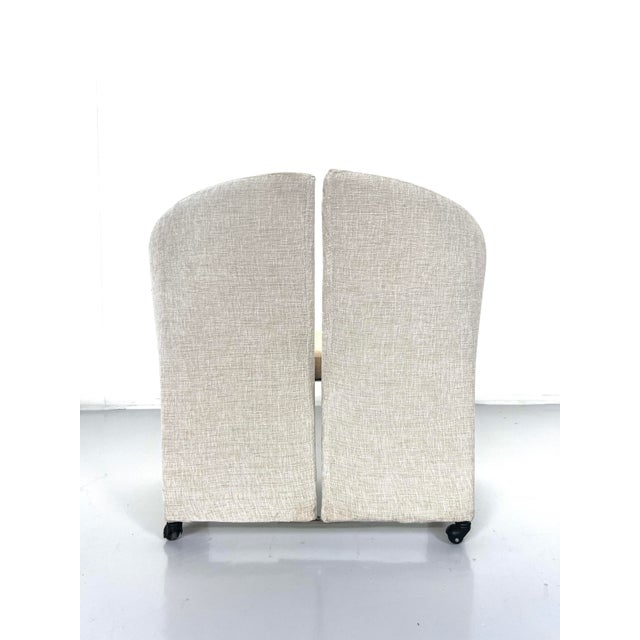 1970s Armchairs on Casters from Saporiti, Italy, 1970s, Set of 2 For Sale - Image 5 of 8
