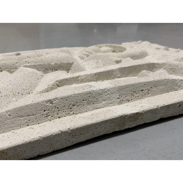 Relief Mural Sculpture with Siporex the Sower, 1970s, Plaster For Sale - Image 4 of 9