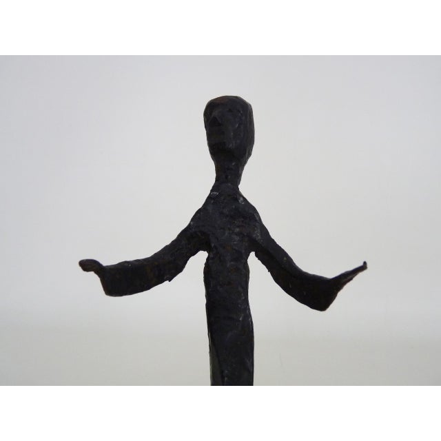 1960s Brutalist Cast Iron Sculpture, 1960s For Sale - Image 5 of 8