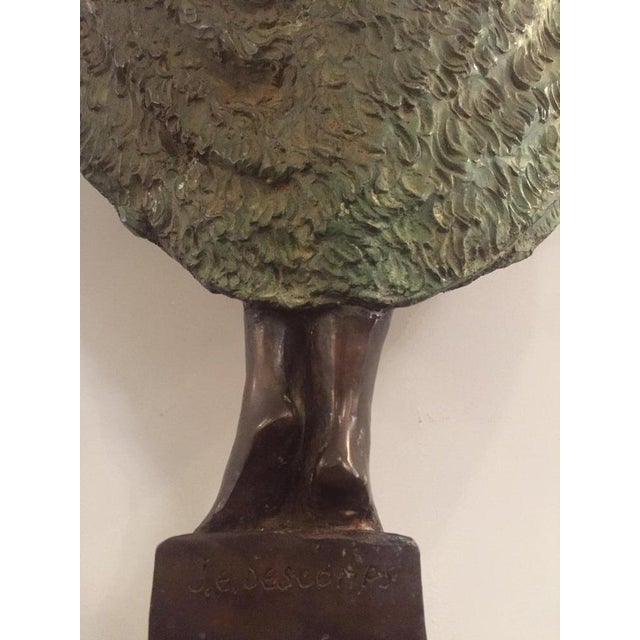 French Art Deco Bronze Dancer Figure by J.E Descomps For Sale - Image 3 of 18