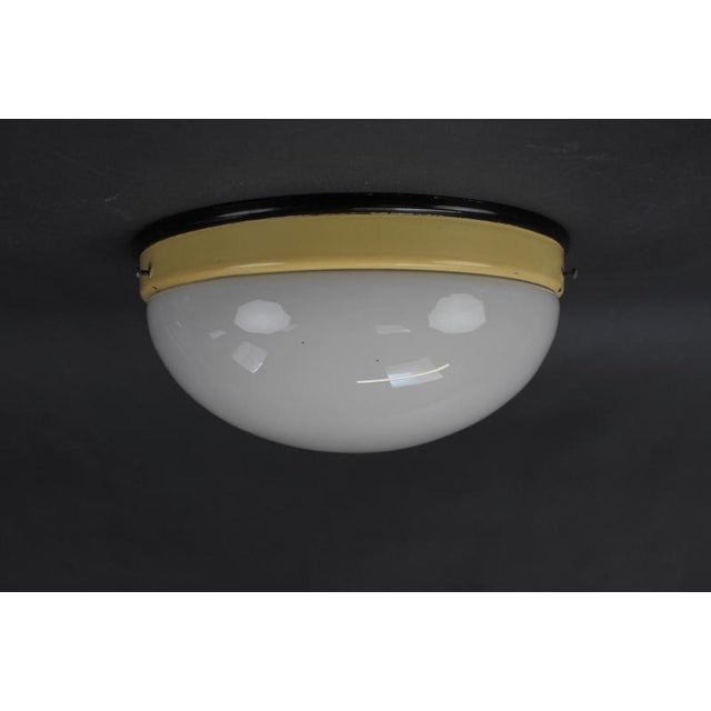 Industrial Bakelite Wall or Ceiling Light, 1940's. - shows signs of wear and age (scratches, etc.), - in good original...