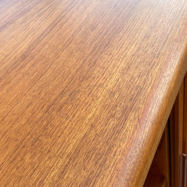 Brown Vintage h.p. Hansen Mobelindustri Teak Sideboard For Sale - Image 8 of 13