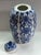 Ceramic Blue and White Flower Chinoiserie Large Pumpkin Jar For Sale - Image 7 of 7