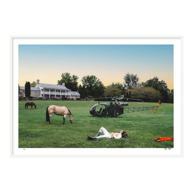 Rest Stop, 2023 Contemporary Framed Photograph by Nick Mele, Medium For Sale