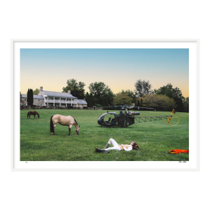 Rest Stop, 2023 Contemporary Framed Photograph by Nick Mele, Medium