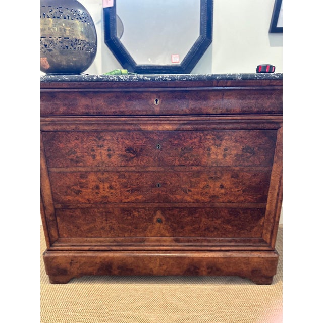This Louis Philippe commode was sourced from the famous Les Puces flea market in Paris, and dates back to 1830-1848. The...