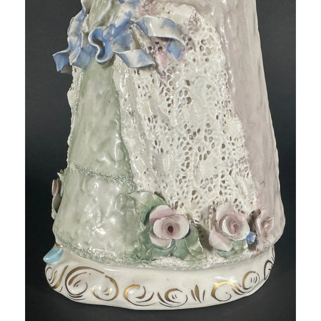 Ceramic Cordey China Co. Porcelain French Figure, #5061, Circa 1940's For Sale - Image 7 of 9