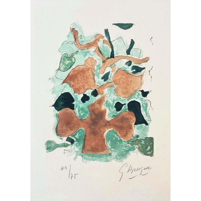 Georges Braque, La Fôret Love Letter, 1963, Lithograph For Sale - Image 6 of 6